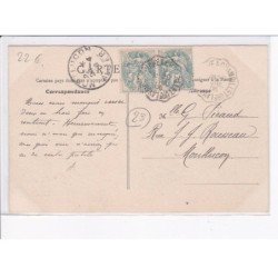 BOUSSAC: l'hôtel de ville et la place du champ de foire - très bon état