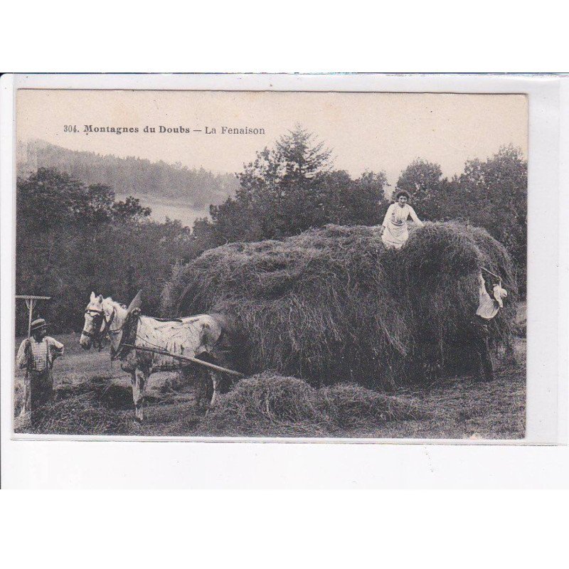 DOUBS: montagnes du doubs, la fenaison - état