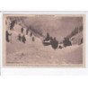 DROME: gare du col de la croix-haute, chasse-neige en tête d'un train - très bon état