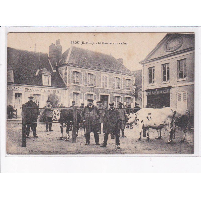 BROU: le marché aux vaches - état
