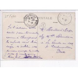 CHAMPROND-en-GATINE: école et la mairie - état