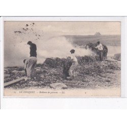 LE CONQUET: brûleurs de goëmons - très bon état