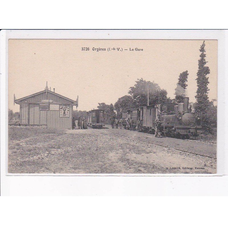 ORGERES: la gare - état