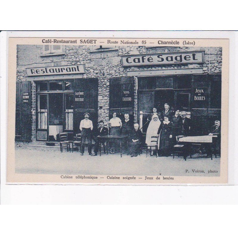 CHARNECLE: café-restaurant Saget - très bon état