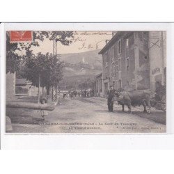 PONTCHARRA-sur-BREDA: la gare du tramway, la tour d'avallon - très bon état