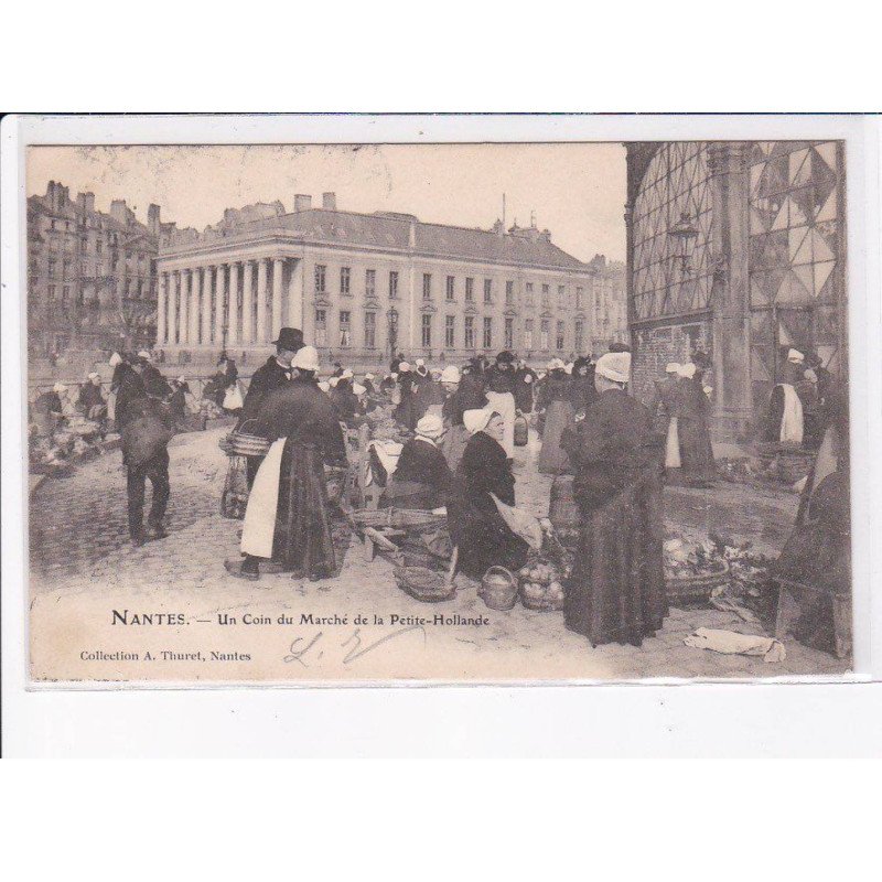 NANTES: un coin du marché de la petite-hollande