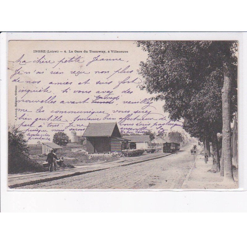 INGRE: la gare du tramway à villeneuve, tramway - état