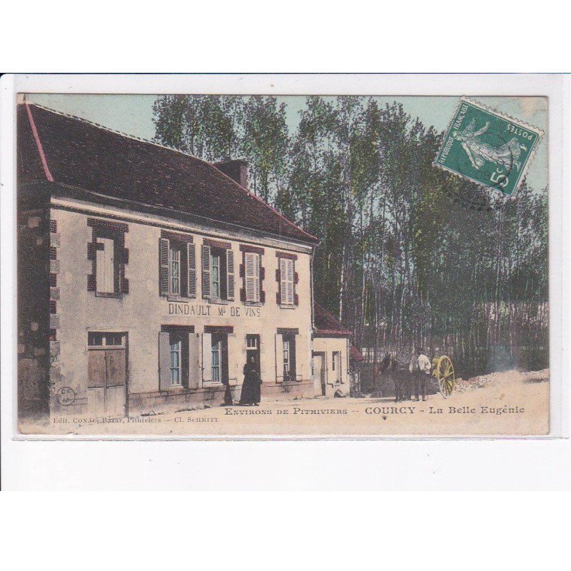 COURCY: la belle eugénie, dindault, maison de vins - très bon état