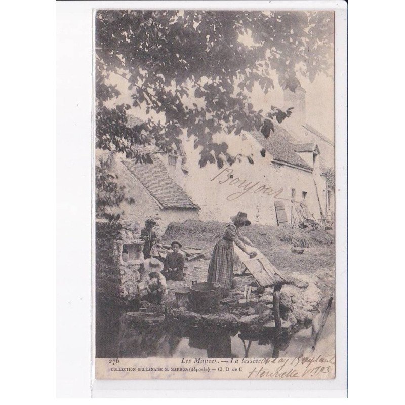 LES MAUVES: la lessive - état