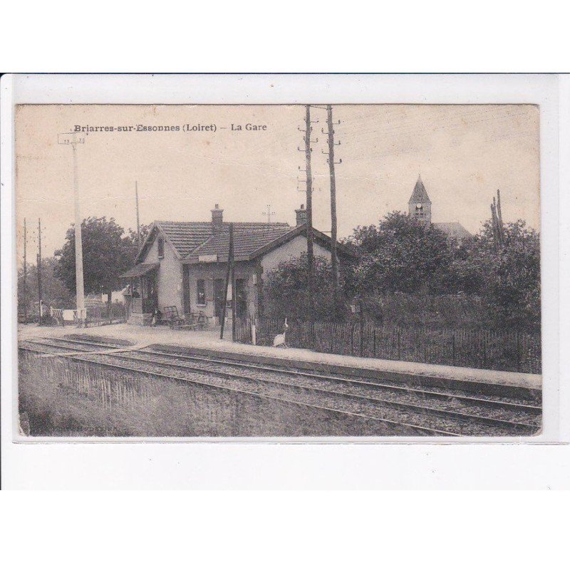 BRIARRES-sur-ESSONNES: la gare - état