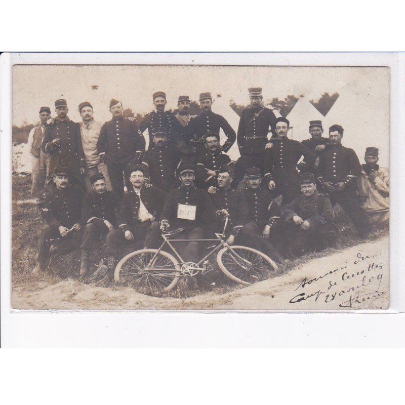 CERCOTTE: camp de cercotte, vélo, militaire - état
