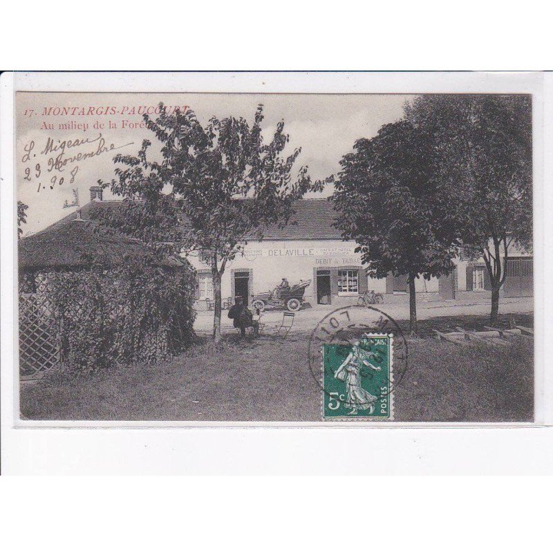 MONTARGIS-PAUCOURT: au milieu de la forêt - très bon état