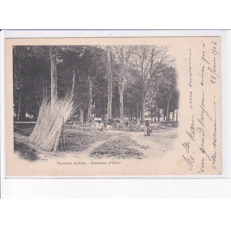 FERRIERES: ecorceurs d'osier - très bon état
