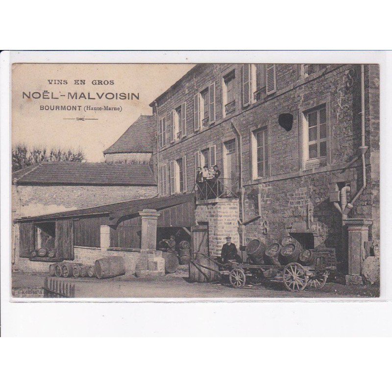 BOURMONT: vins en gros, noël-malvoisin - très bon état