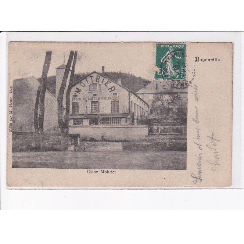 BAYONVILLE: usine moitrier - très bon état