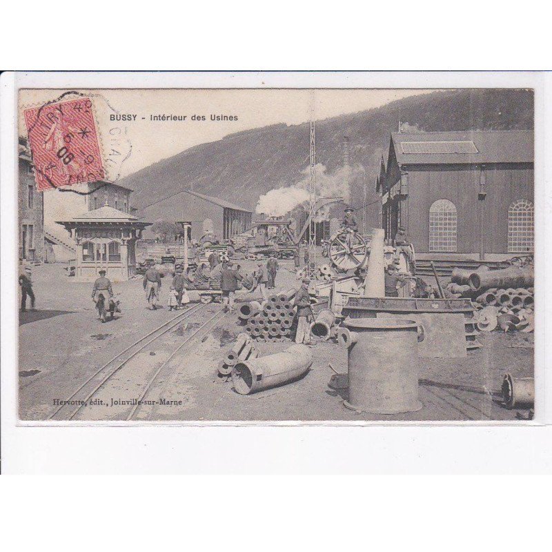 BUSSY: intérieur des usines - état