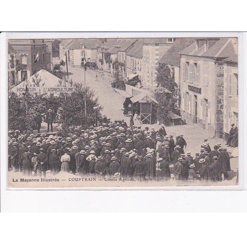 COUPTRAIN: commice agricole 1907 - état