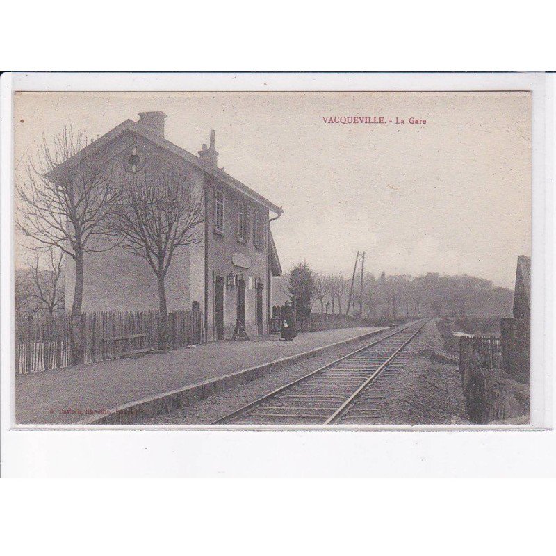 VACQUEVILLE: la gare - très bon état