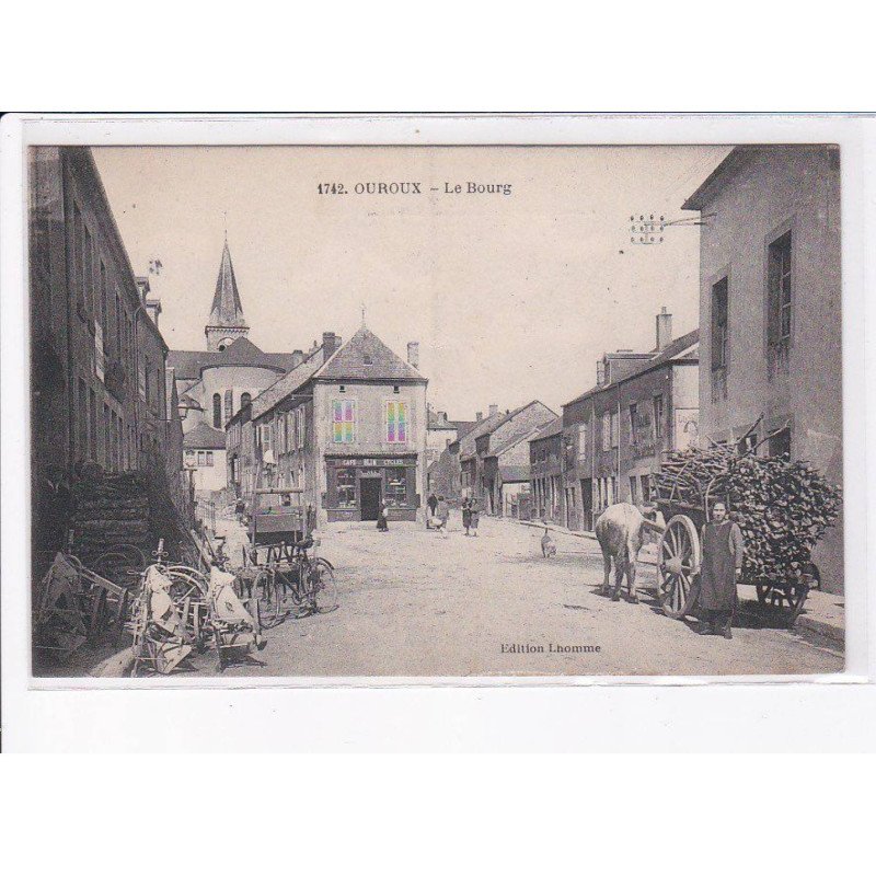 OUROUX: le bourg - état