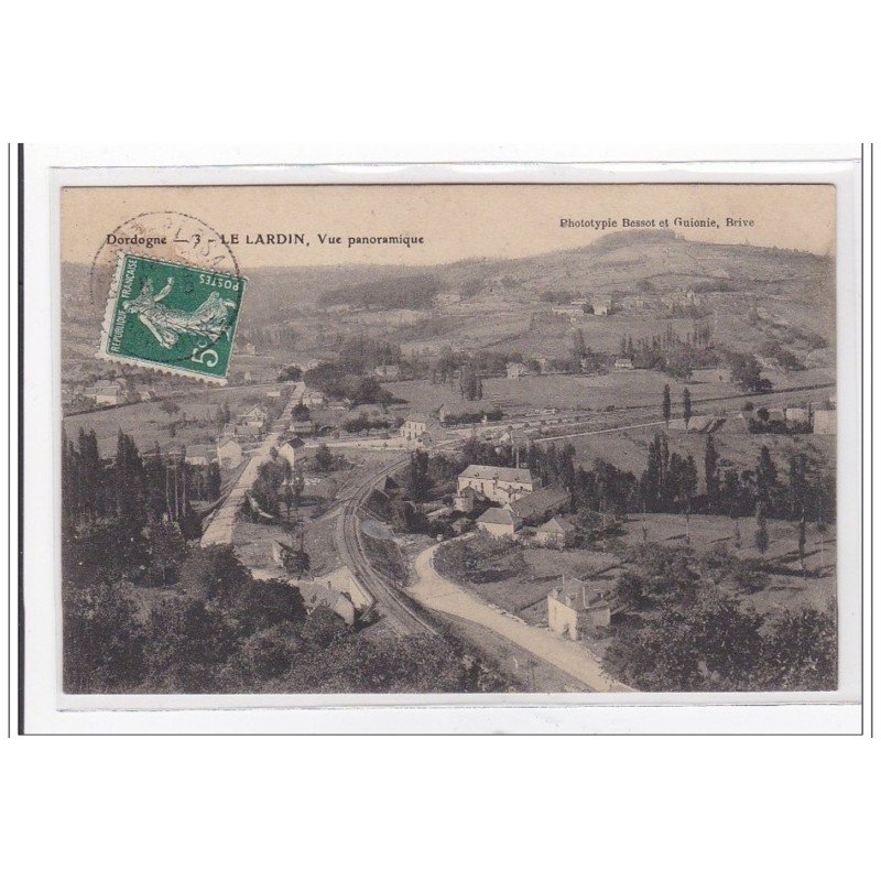 LE JARDIN : vue panoramique - tres bon etat