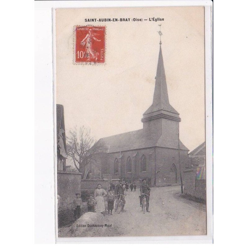 SAINT-AUBIN-en-BRAY: l'église - très bon état