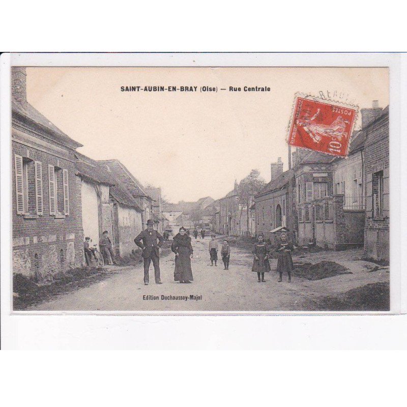 SAINT-AUBIN-en-BRAY: rue centrale - très bon état