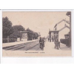 PONT-SAINTE-MAXENCE: la gare, train - très bon état