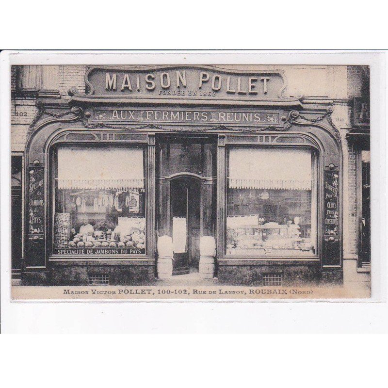 ROUBAIX: maison victor pollet, aux feriers réunis - état
