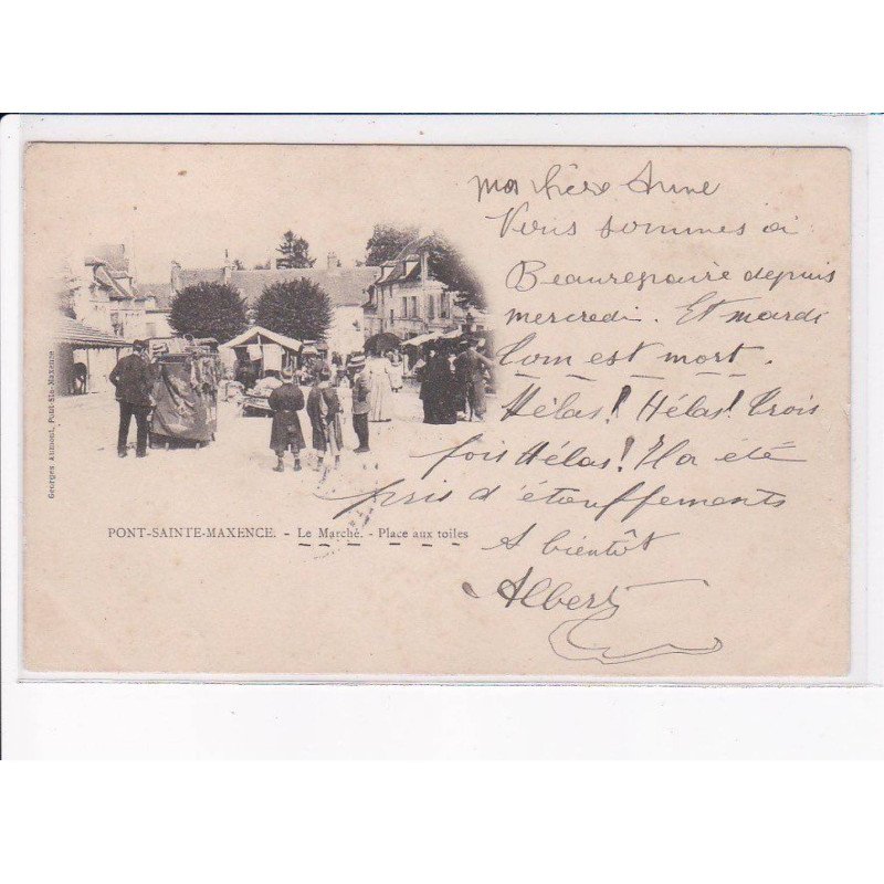 PONT-SAINTE-MAXENCE: le marché, place aux toiles - état