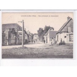 LALANDE-en-SON: rue principale en descendant - très bon état
