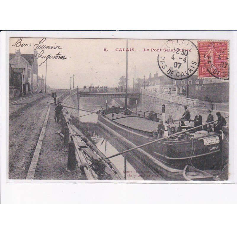 CALAIS: le pont saint-pierre - état