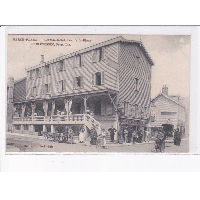 BERCK: central-hôtel rue de la plage, le blévennec - très bon état