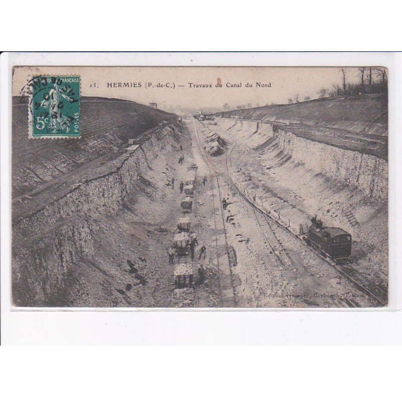 HERMIES: travaux du canal du nord - très bon état