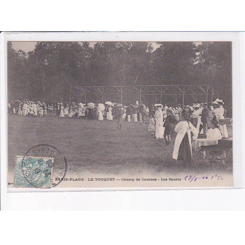 LE TOUQUET-PARIS-PLAGE: champ de courses, les sports - état