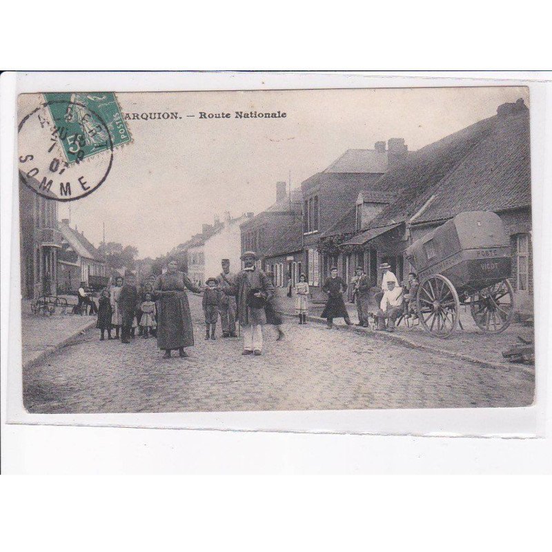 MARQUION: route nationale - état
