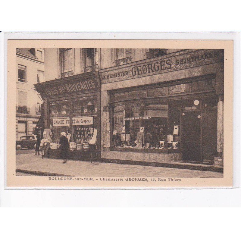 BOULOGNE-sur-MER: chemiserie georges, tissues hautes nouveautés, chemisiers georges - très bon état