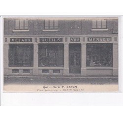 HENIN-LIETARD: quincaillerie P. Capon, place jean-jaurès, métaux oputils ménage - très bon état