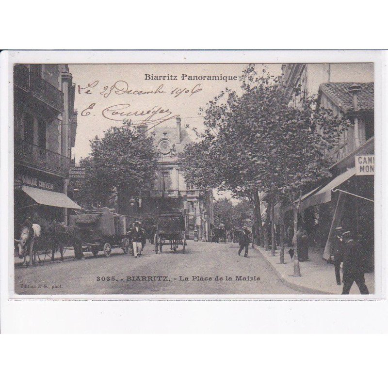 BIARRITZ: la place de la mairie - très bon état