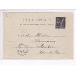 BIARRITZ: à la plage, novembre 1900 - très bon état