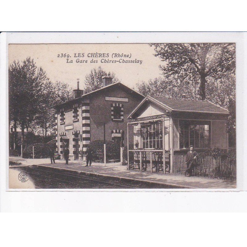 LES CHERES: la gare des chères-chasselay - très bon état