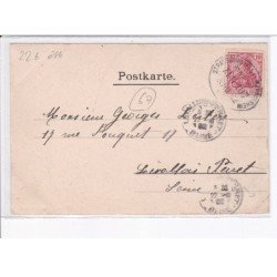 BOOFZHEIM: gruss aus, gasthaus zue krone, neue kirche, haltestelle des strassenbahn - état