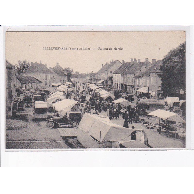 BELLEVESVRES: un jour de marché - très bon état