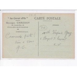 CHALON-sur-SAONE: au corset d'or, Georges Chaudot - très bon état