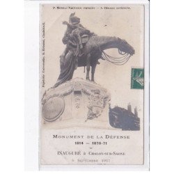 CHALON-sur-SAONE: monument de la défense, 1814- 1870-71 - état