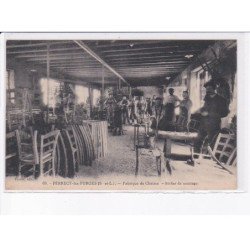 PERRECY-les-FORGES: fabrique de chaises, atelier de montage - très bon état