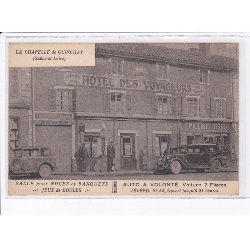 LA CHAPELLE DE GUINCHAY: salle pour noces et banquets jeux de boules - très bon état