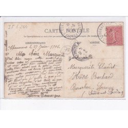 SAINT-BONNET-de-JOUX: la gare - état