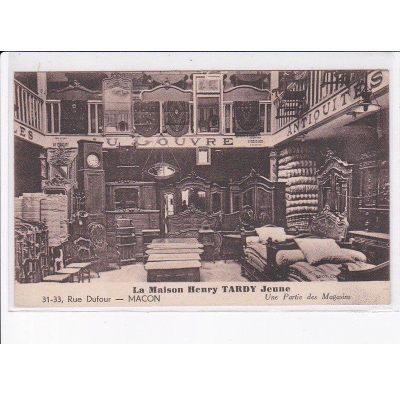 MACON: la maison henry tardy jeune, une partie des magasins - très bon état