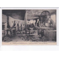 PERRECY-les-FORGES: fabrique de chaises, atelier des machines - très bon état
