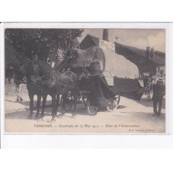 TOURNUS: cavalcade du 27 mai 1912, char de l'alimentation - très bon état